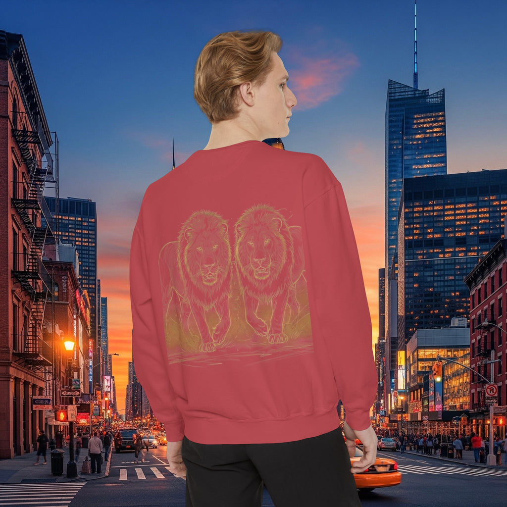 Legio Leo Sweatshirt – Minimal Gold Script Brothers 4 Life  Crewneck