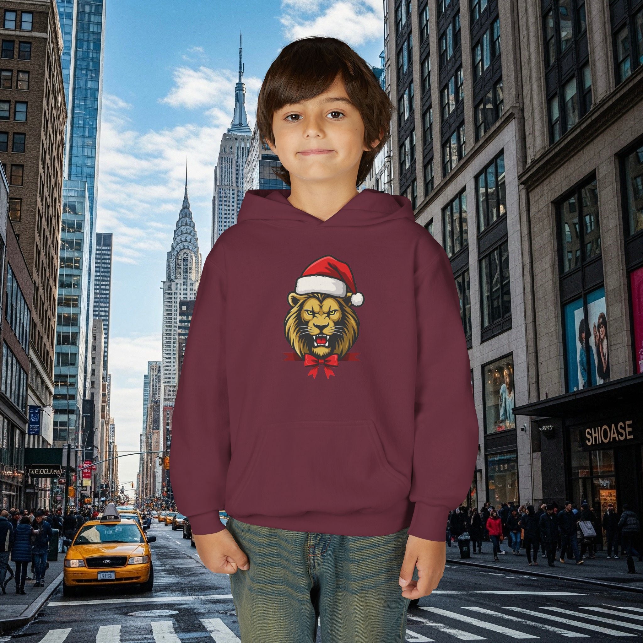 Christmas Legio Leo’s Youth Hoodie (Grown Lion)