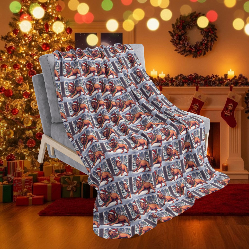 Legio Leo by DZ Royal Cozy Fleece Sherpa Blanket