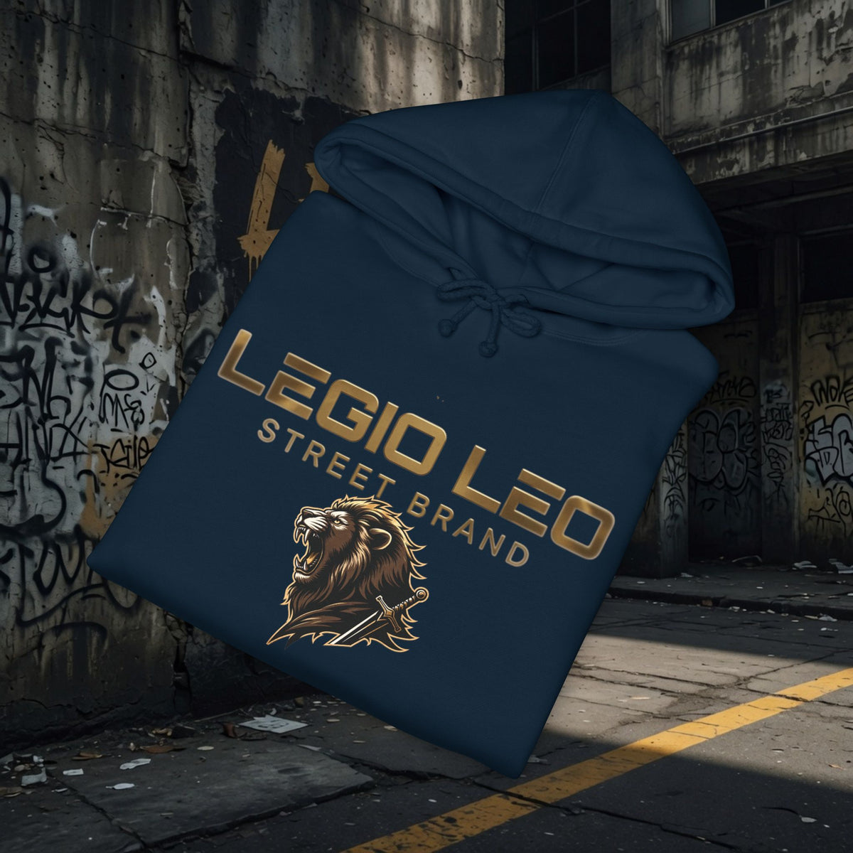 Legio Leo | Urban Street Wear | Unisex Heavyweight Hooded Sweatshirt
