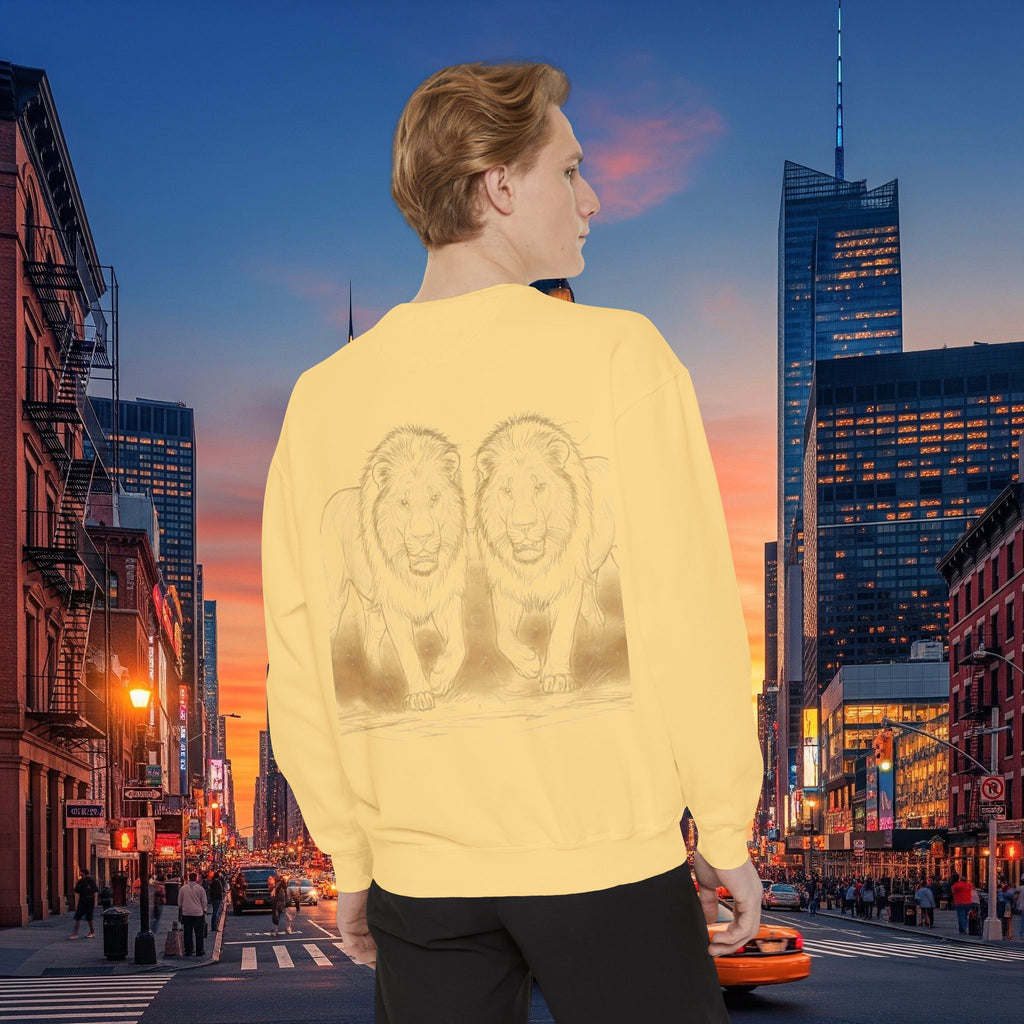 Legio Leo Sweatshirt – Minimal Gold Script Brothers 4 Life  Crewneck