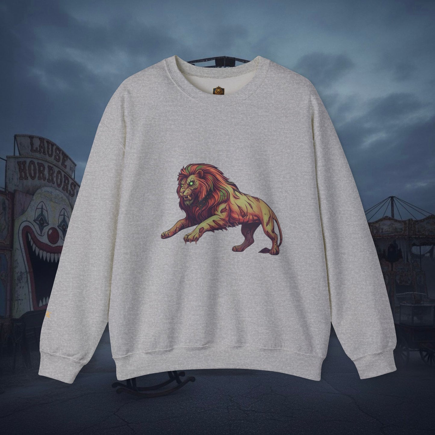 Undead Legio Leo by DZ Royal Crewneck Sweatshirt (Halloween Edition)