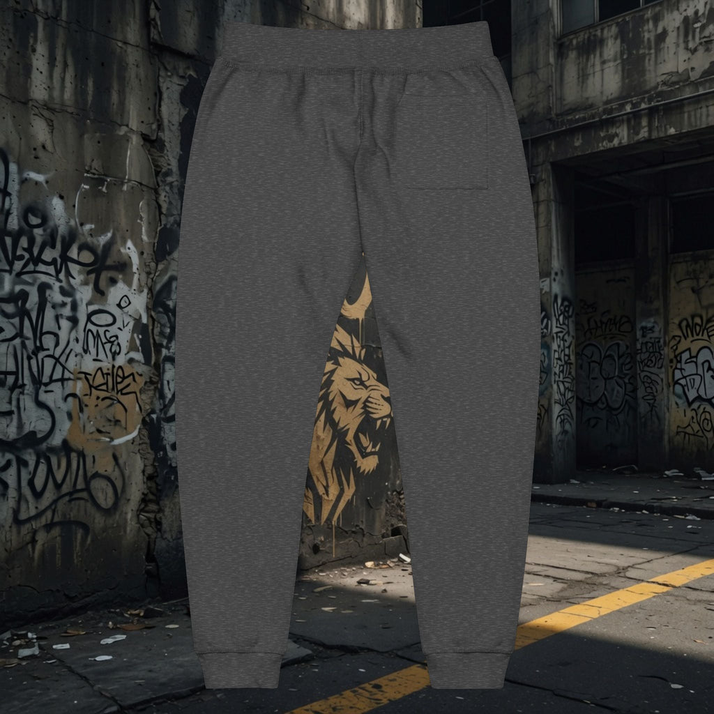 Legio Leo Embroidered Streetwear Fleece Sweatpants