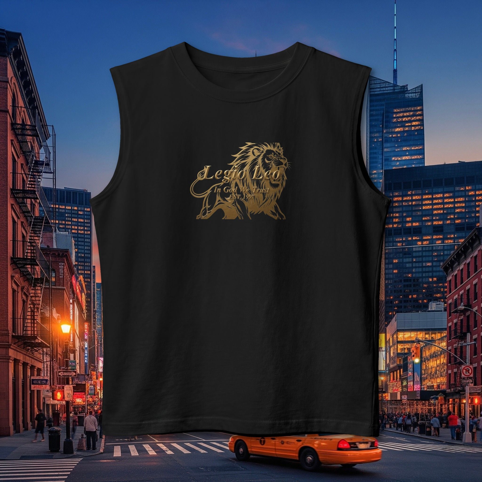 Lion 'Forge Your Legacy' Muscle Tank — Inspirational Athletic Tank Top
