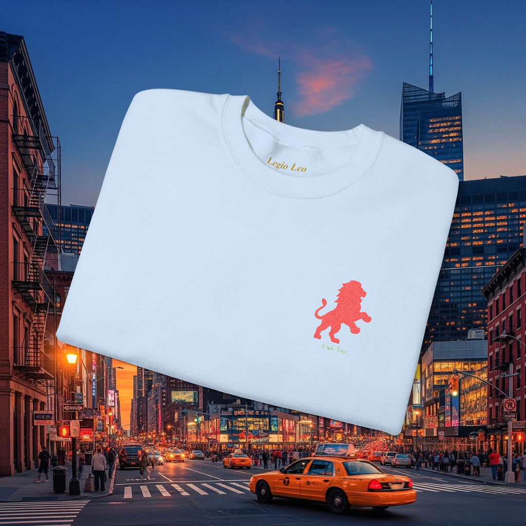 Legio Leo by DZ Royal Crewneck Sweatshirt | Mighty Lion Embroidered