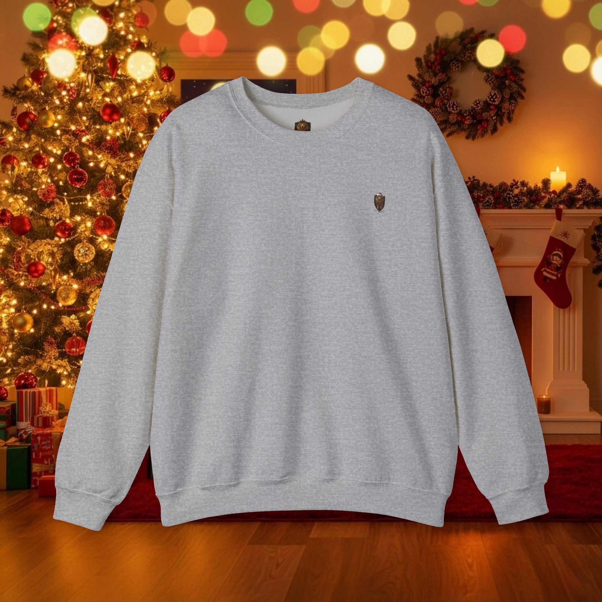 Christmas Holiday DZ Royal Cozy Unisex Crewneck Sweatshirt for