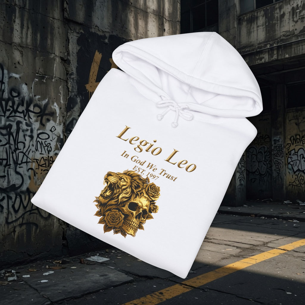 Legio Leo | Strength, Beauty & Death |Unisex Heavyweight Hooded Sweatshirt