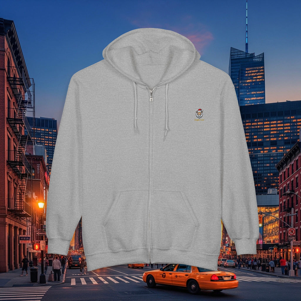 Christmas Legio Leo by DZ Royal Zip Hoodie
