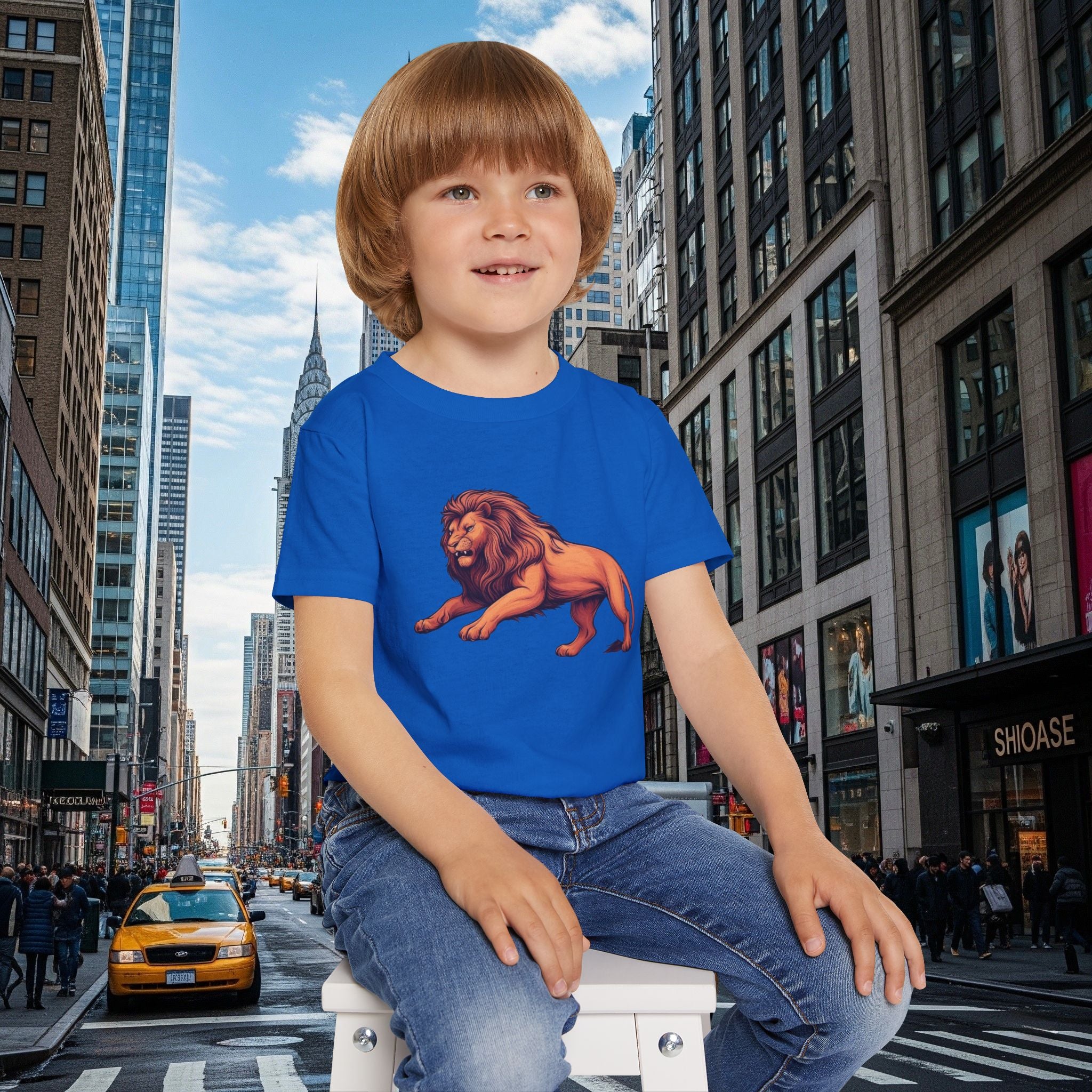 Toddler T‑Shirt — Legio Leo for Kids(Grown Lion)