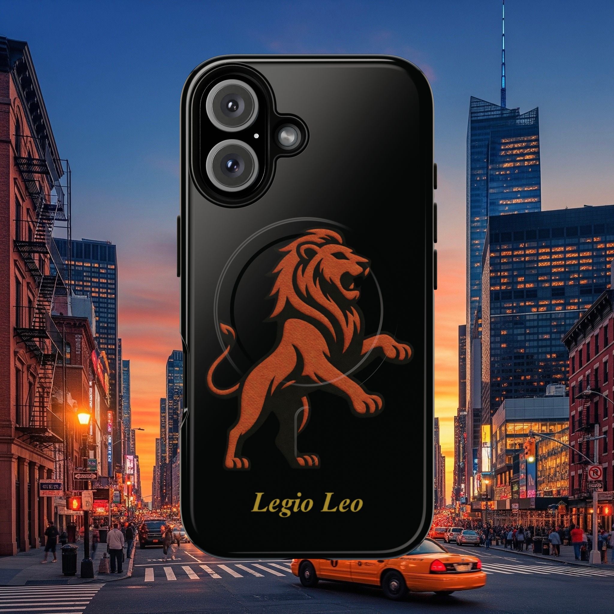 Tough Magnetic Phone Cases - Embrace Strength and Style, Legio Leo by DZ Royal Design, Durable Protection