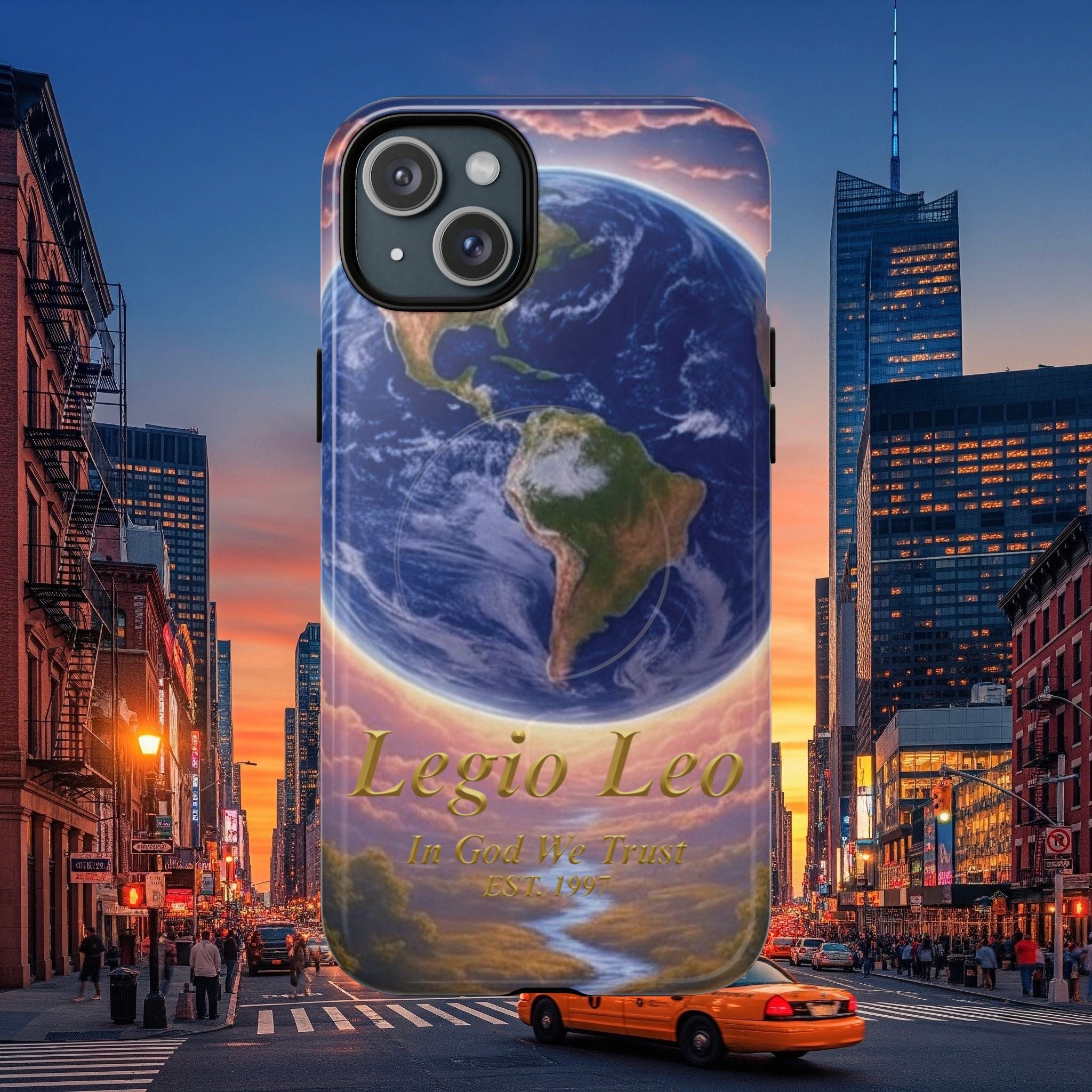 Stylish Tough Magnetic Phone Cases, Legio Leo Design