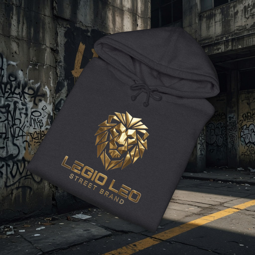 Legio Leo | Simple Urban Lion | Unisex Heavyweight Hooded Sweatshirt