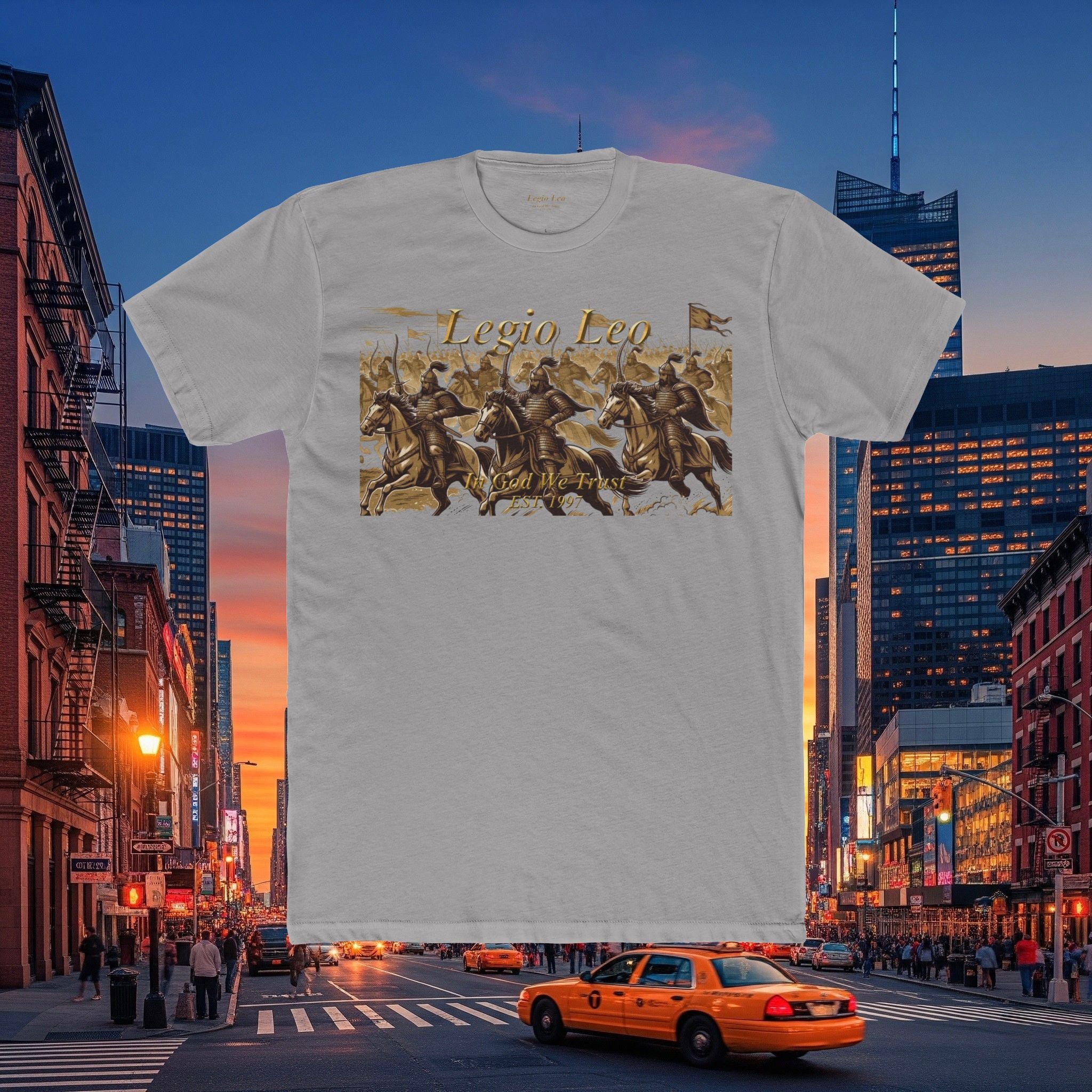 Legio Leo Cavalry Graphic Tee | Ancient Warrior Design