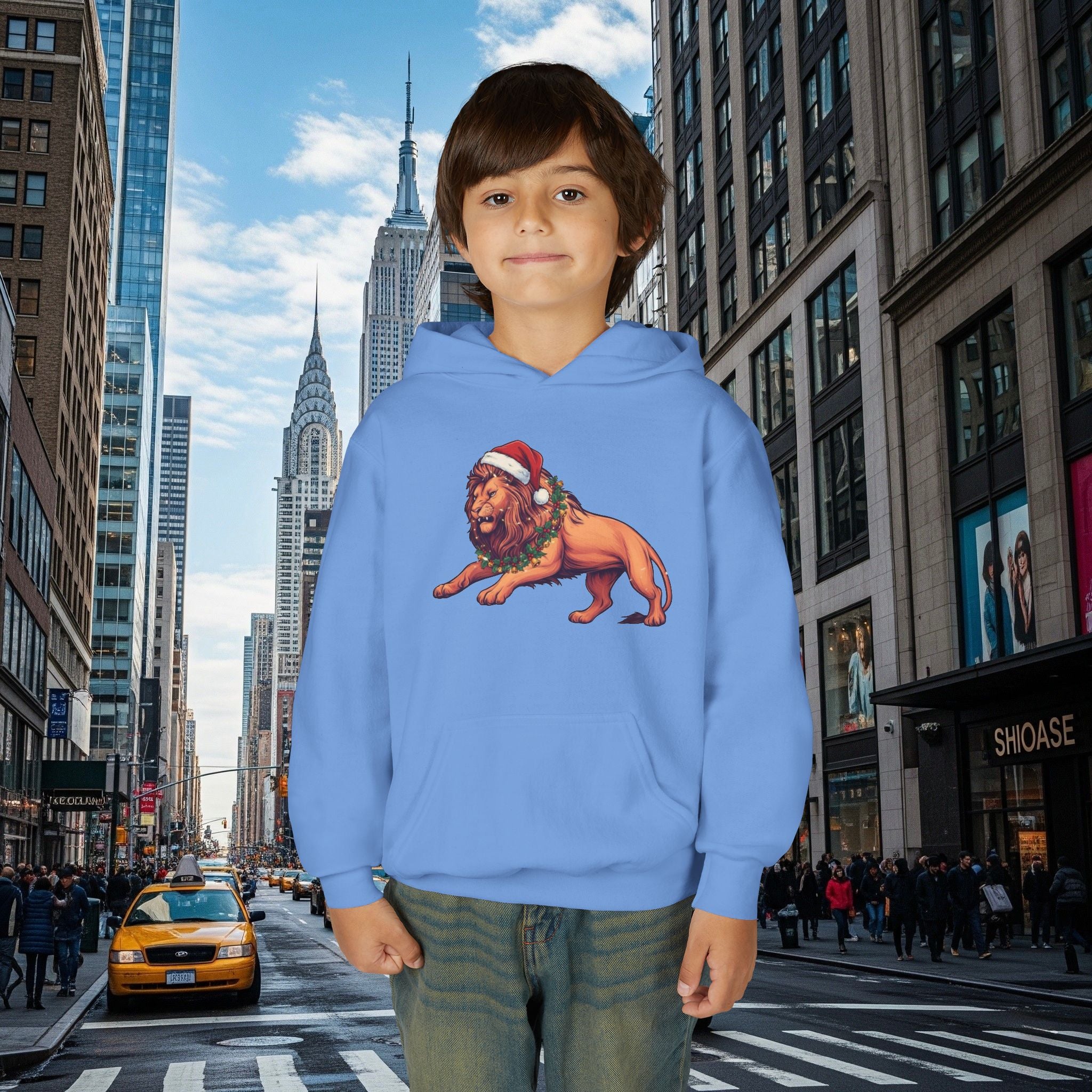 Christmas Legio Leo’s Youth Hoodie (Grown Lion)
