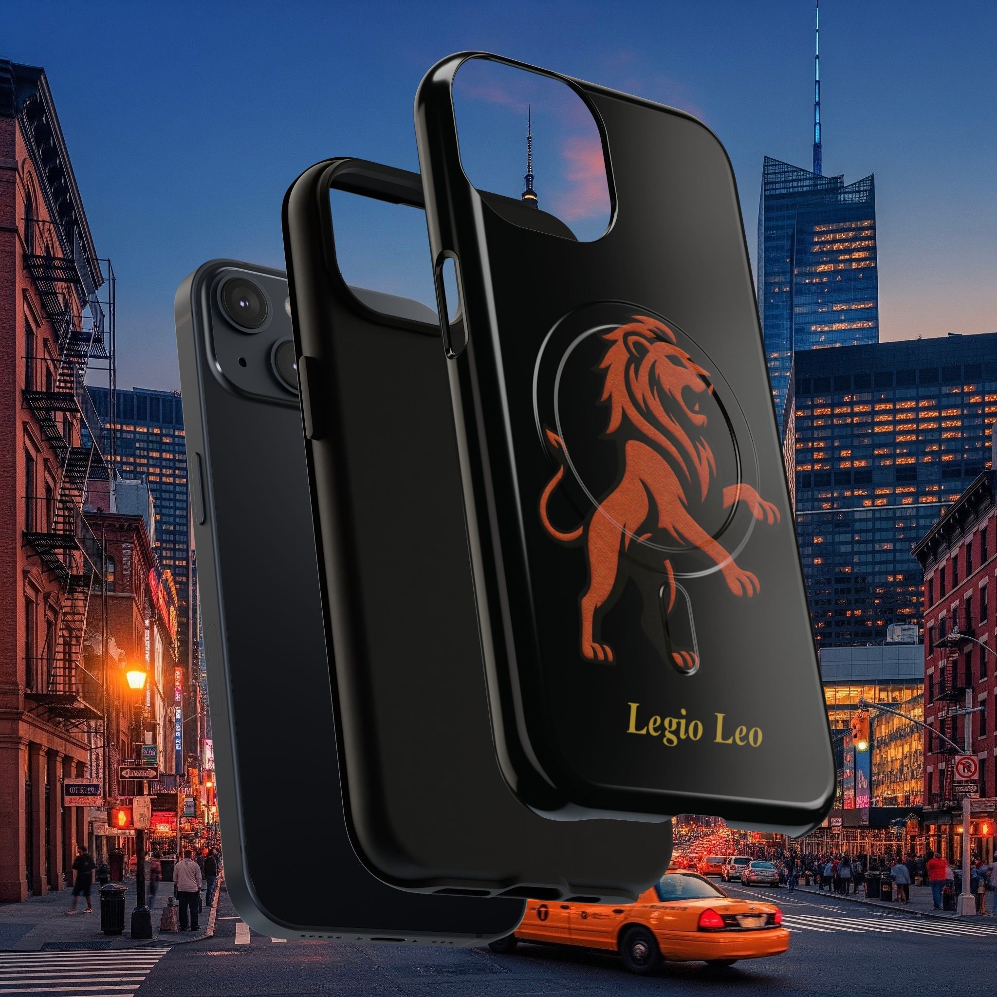 Tough Magnetic Phone Cases - Embrace Strength and Style, Legio Leo by DZ Royal Design, Durable Protection