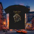 Legio Leo Lion Crest T‑Shirt — "In God We Trust" Vintage Roman Shield Tee