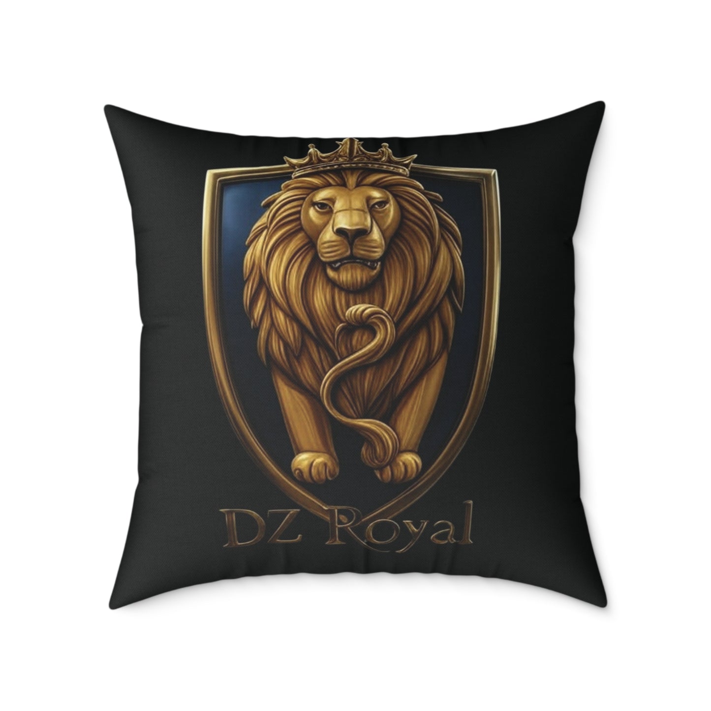 DZ Royal Square Poly Canvas Pillow