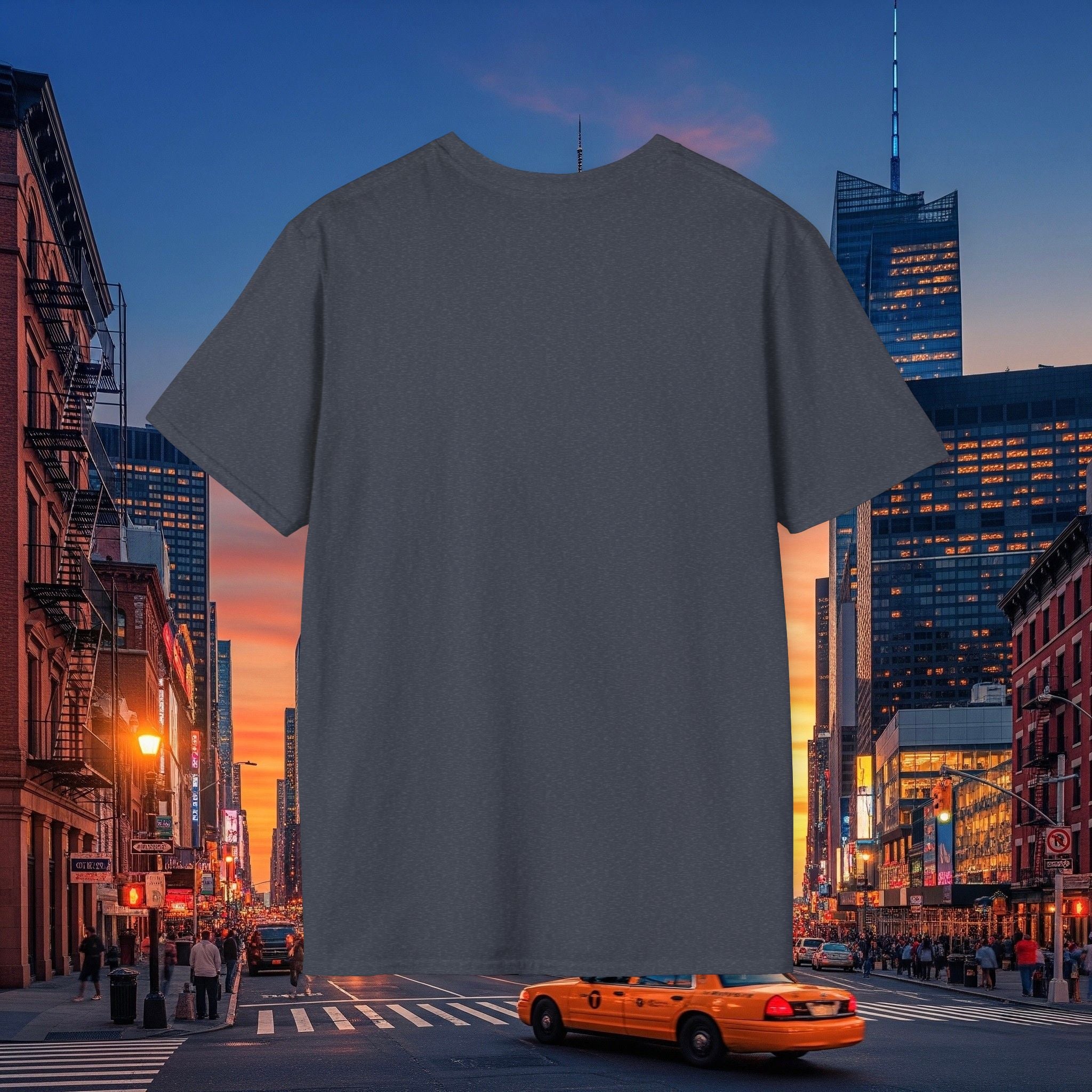 Plain T‑Shirt — Classic Basic Crewneck Tee