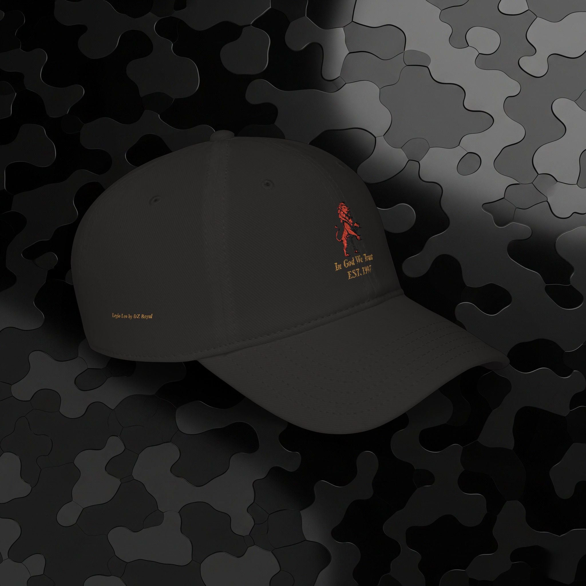 Low Profile Baseball Cap Classic Lion Logo Embroidery