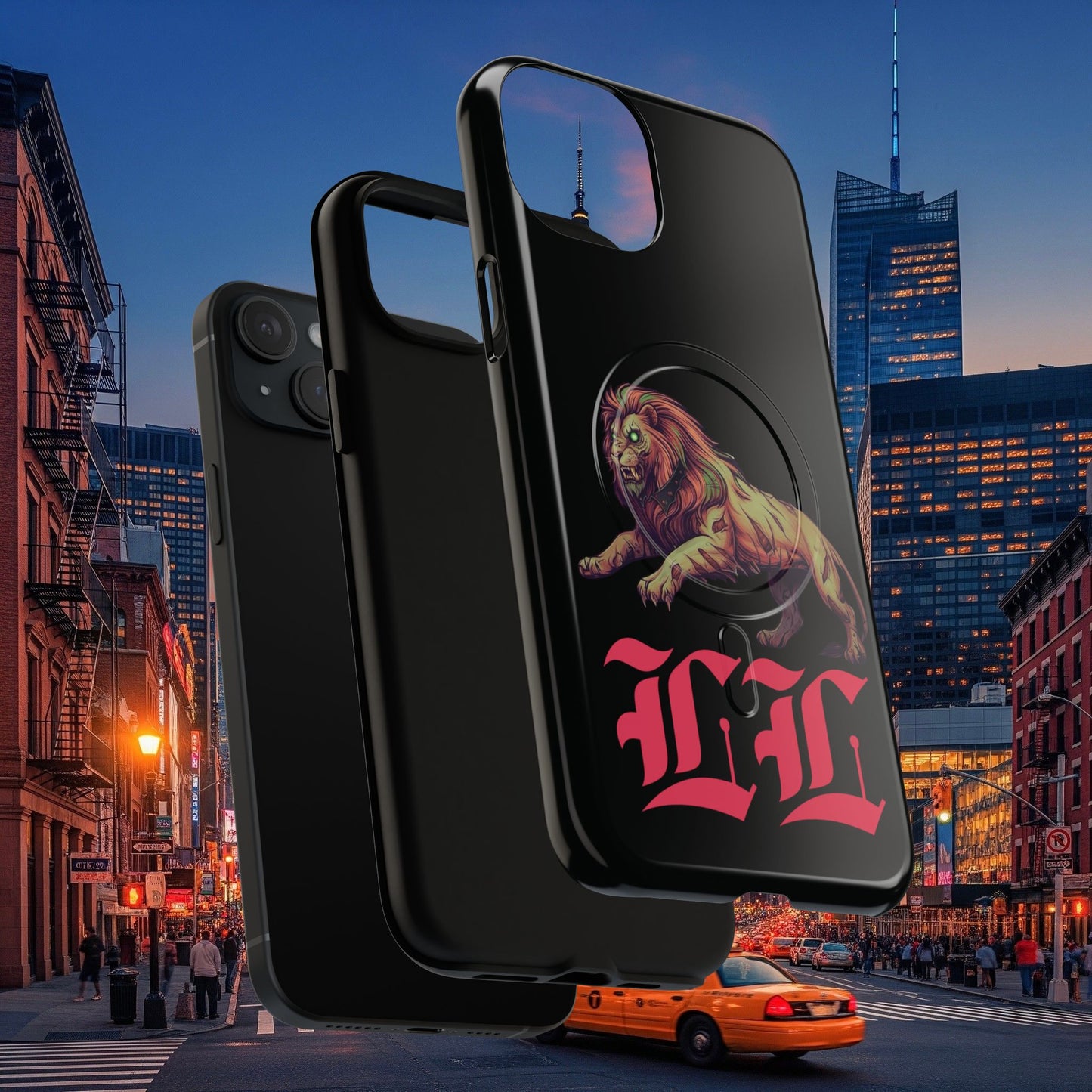 Tough Magnetic Phone Case, Undead Legio Leo Protector Case, A DZ Royal Design Case, Sleek Magnetic Shell