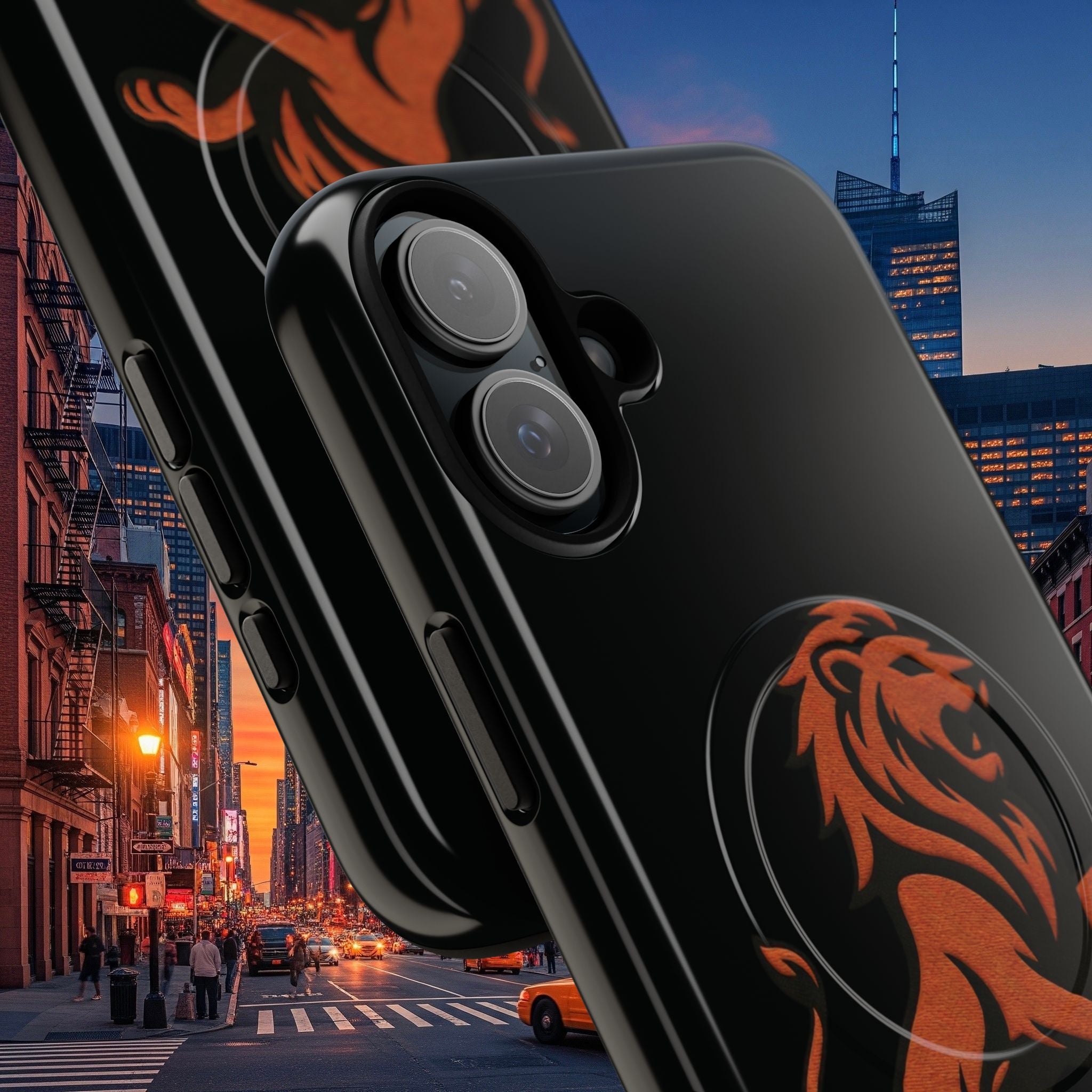 Tough Magnetic Phone Cases - Embrace Strength and Style, Legio Leo by DZ Royal Design, Durable Protection