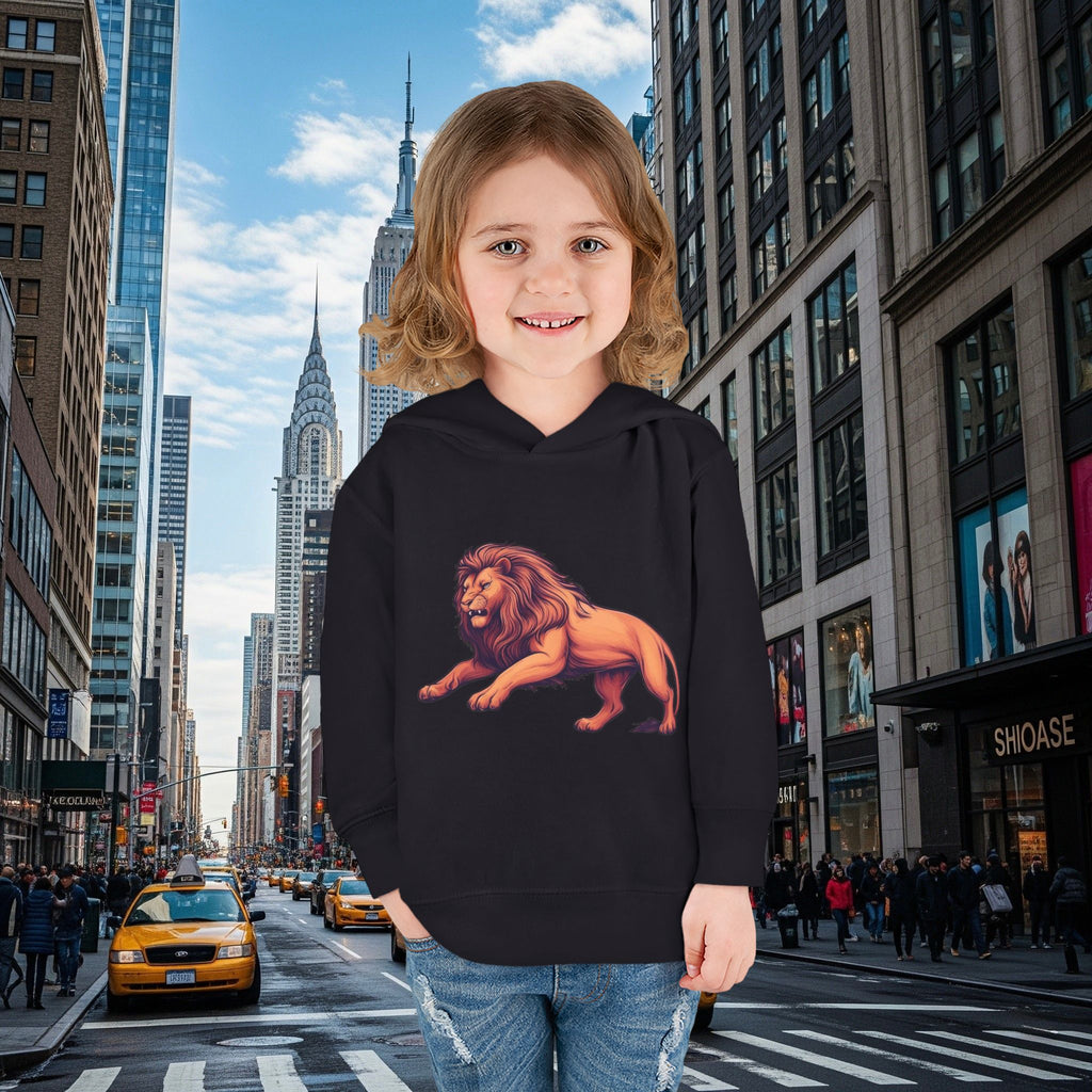 Legio Leo’s Toddler Pullover Fleece Hoodie (Grown Lion)