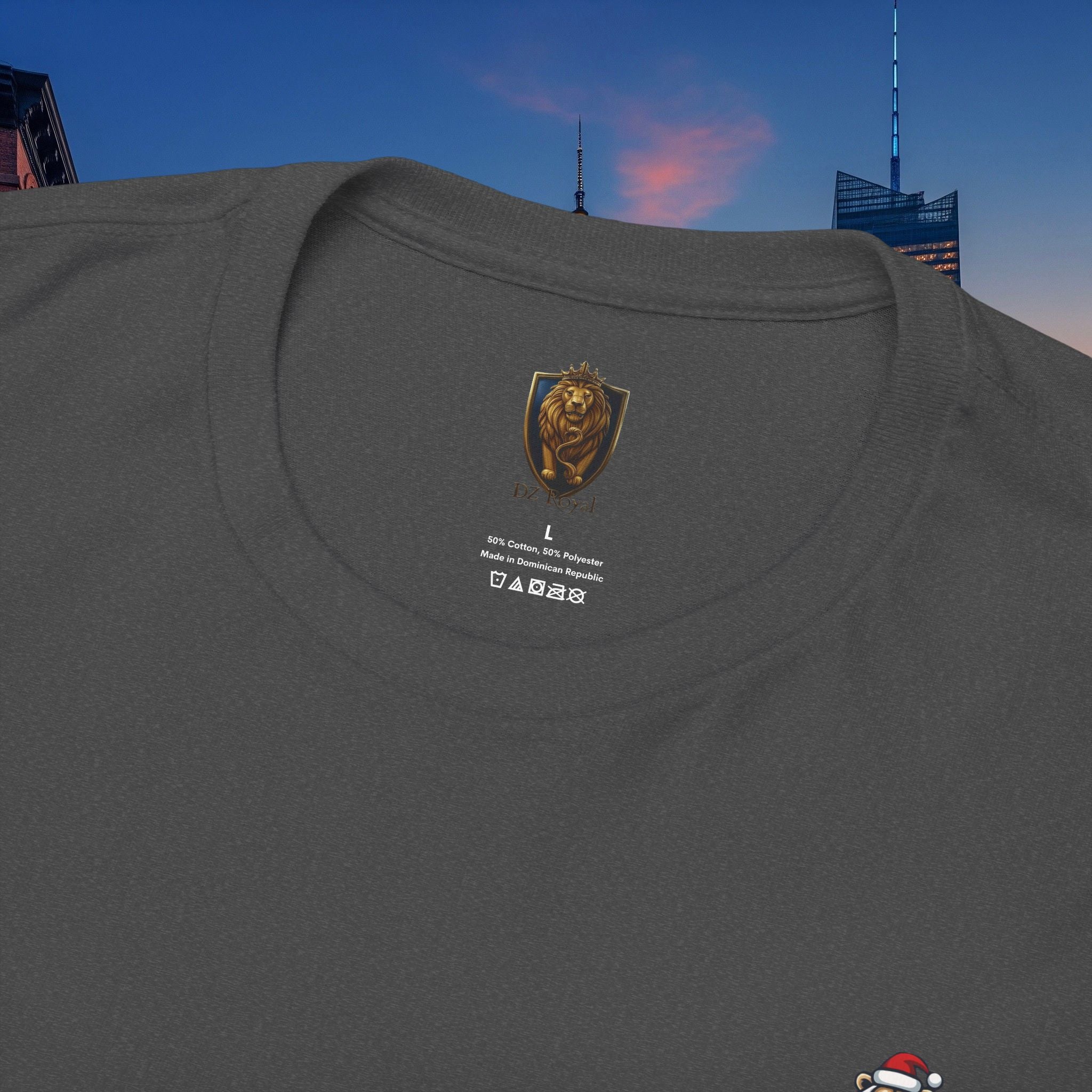 Christmas Holiday Legio Leo by DZ Royal Casual Cotton Tee