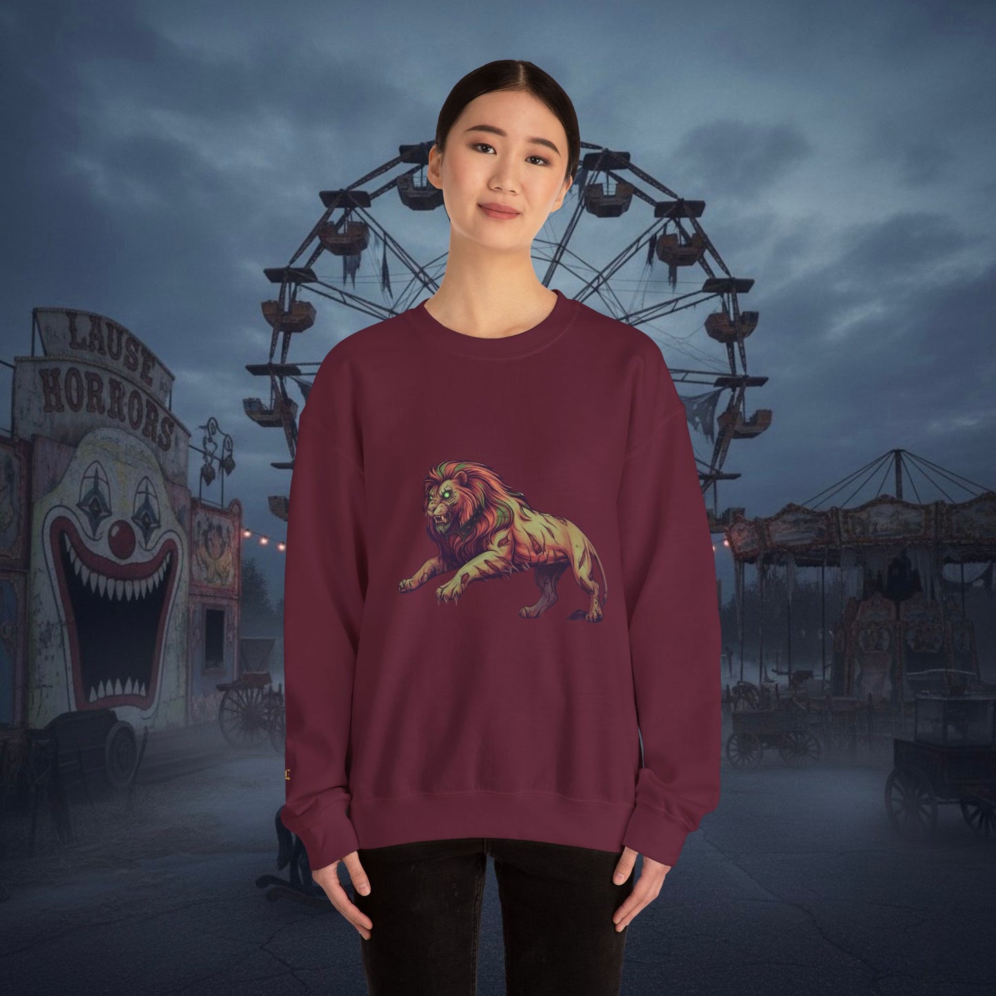 Undead Legio Leo by DZ Royal Crewneck Sweatshirt (Halloween Edition)