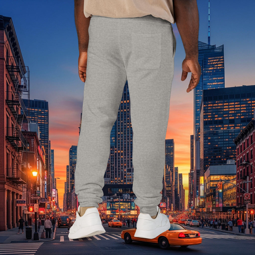 Embroidered Legio Leo Sweatpants — Classic Design Cozy Fleece Joggers