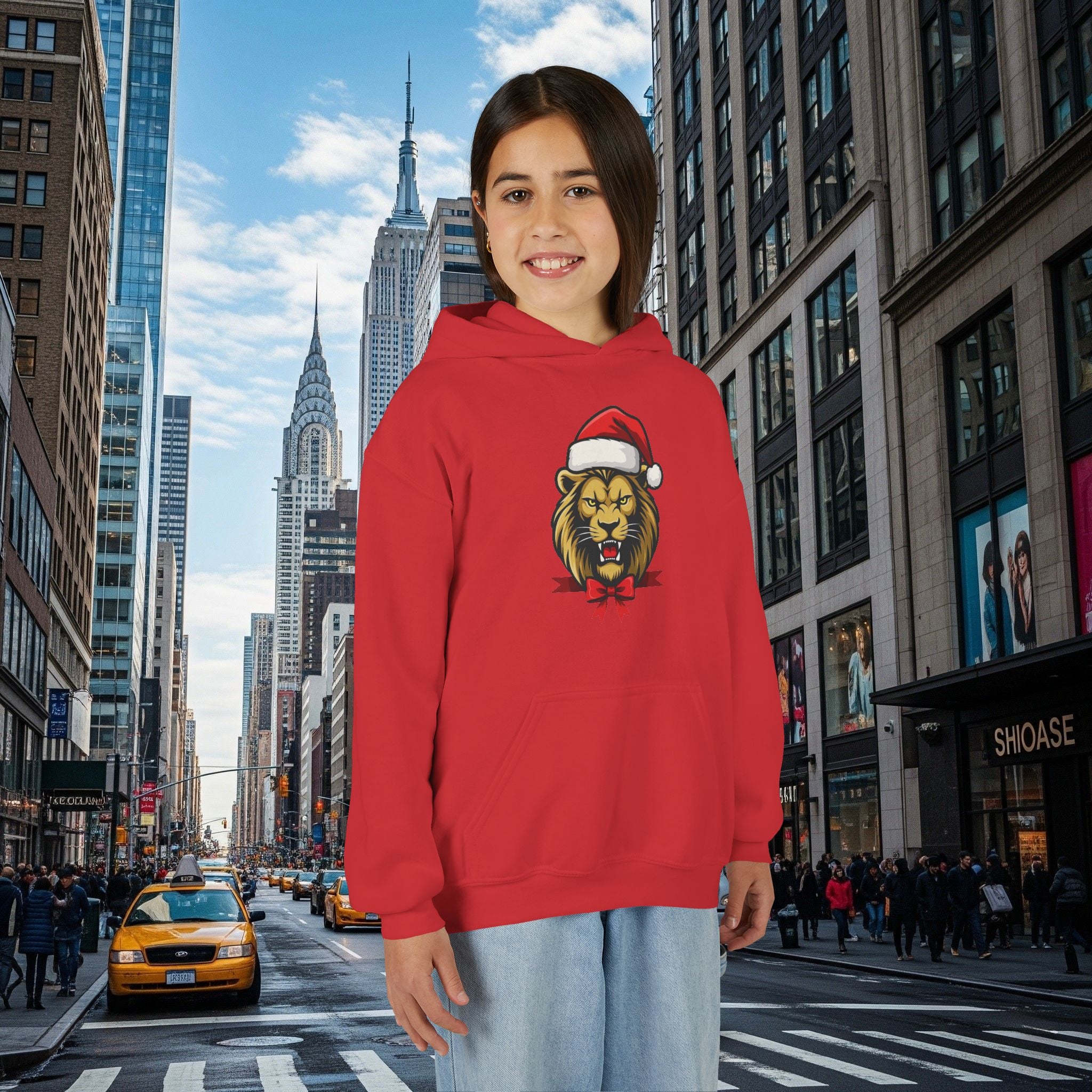 Christmas Legio Leo’s Youth Hoodie (Grown Lion)