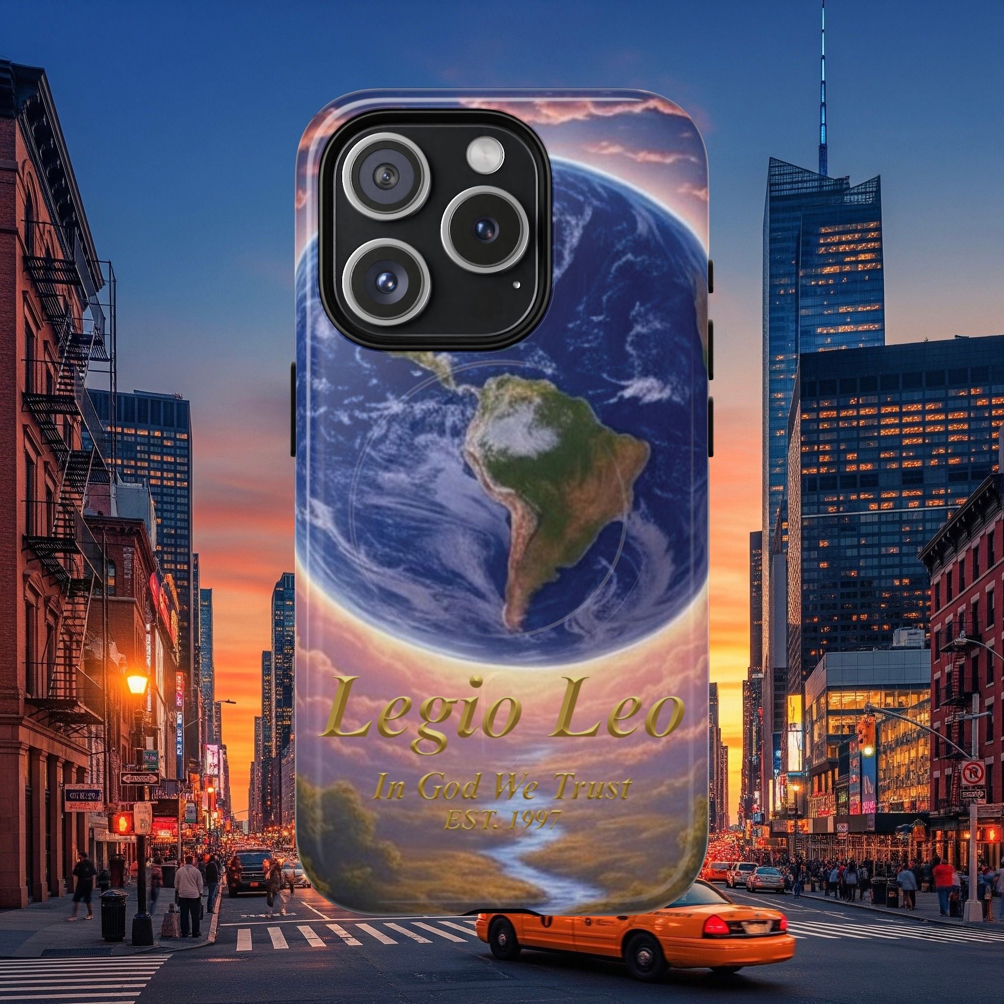 Stylish Tough Magnetic Phone Cases, Legio Leo Design