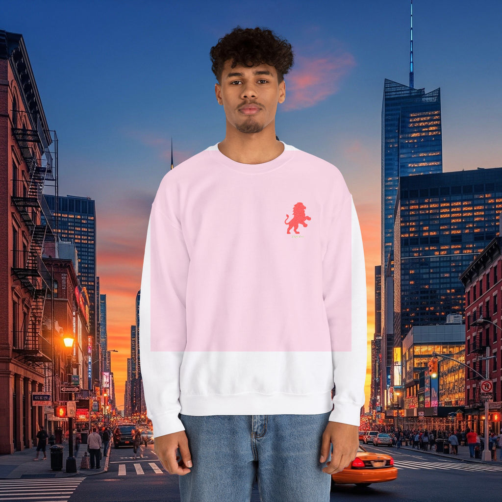 Legio Leo by DZ Royal Crewneck Sweatshirt | Mighty Lion Embroidered