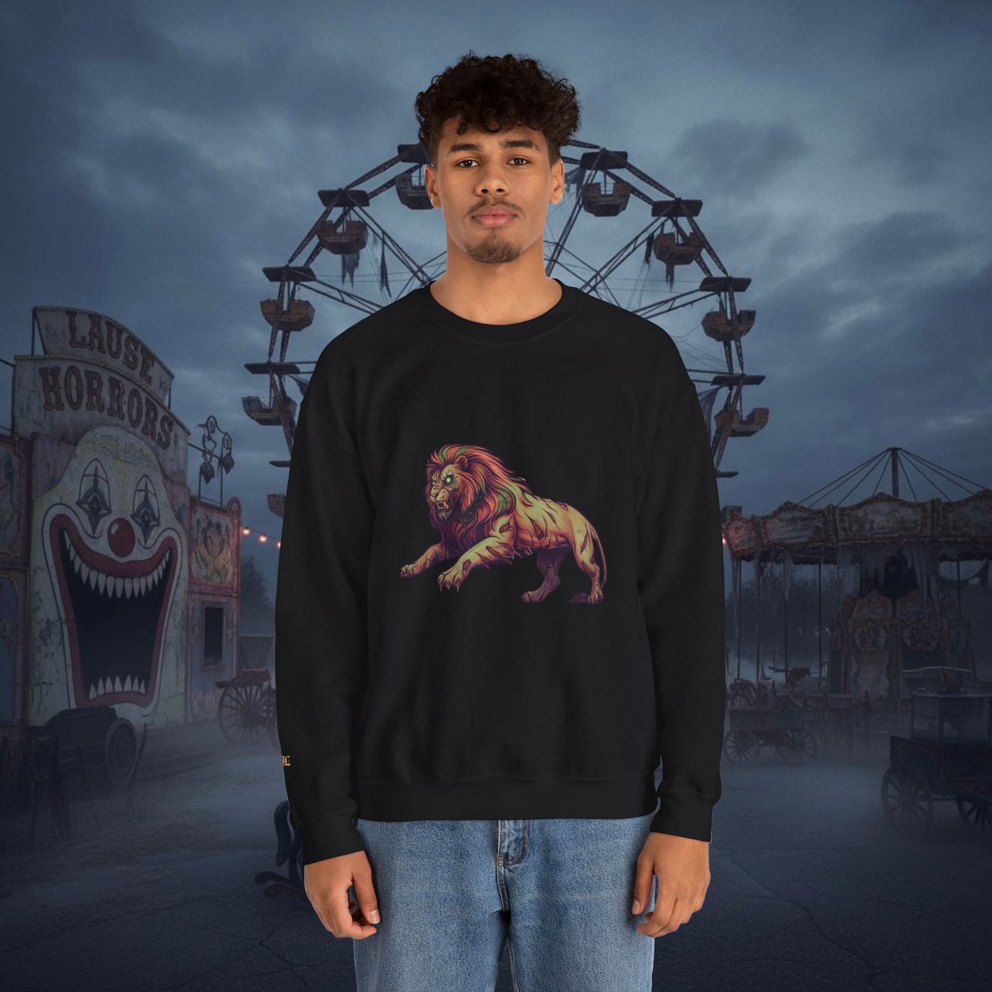 Undead Legio Leo by DZ Royal Crewneck Sweatshirt (Halloween Edition)