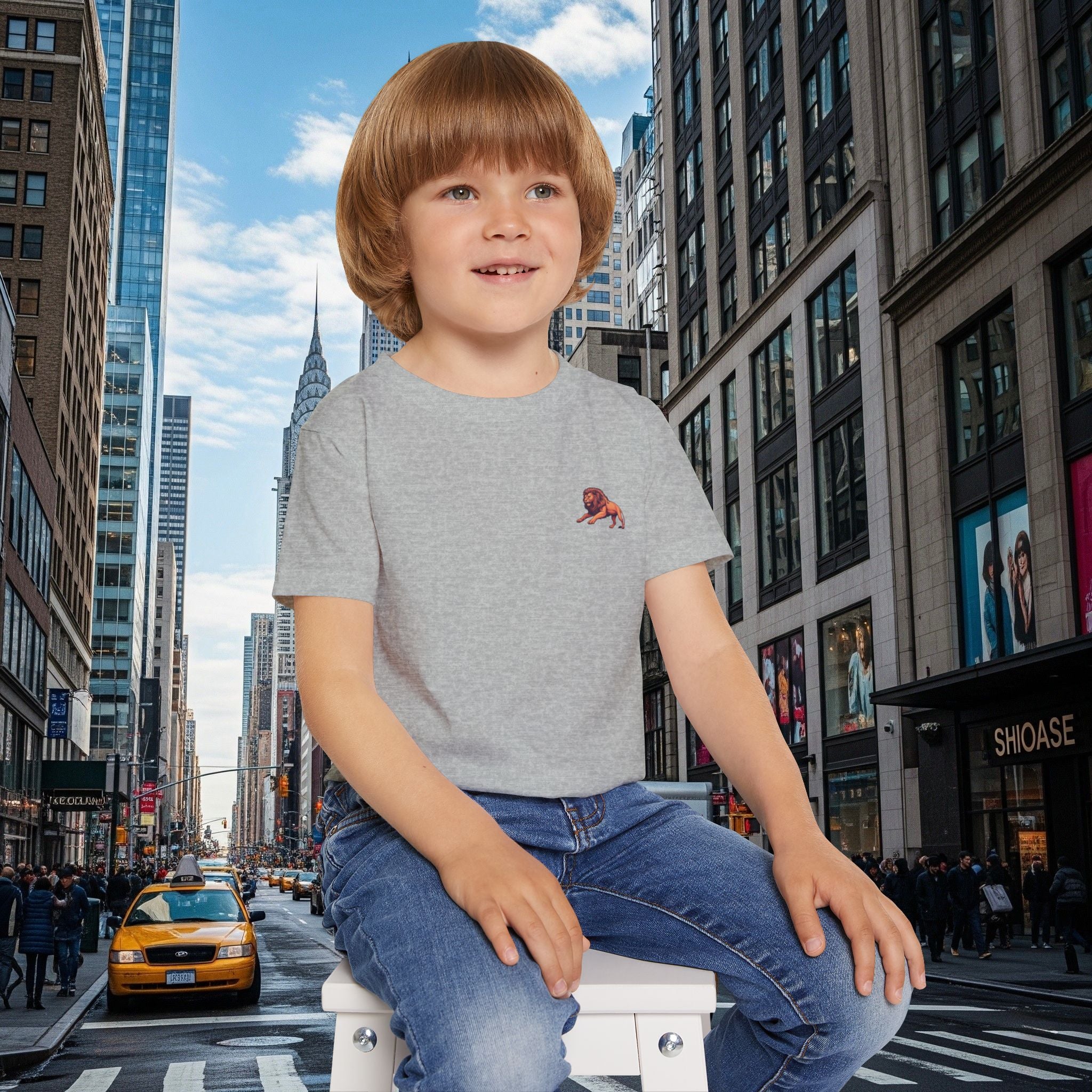 Toddler T‑Shirt — Legio Leo for Kids(Grown Lion)