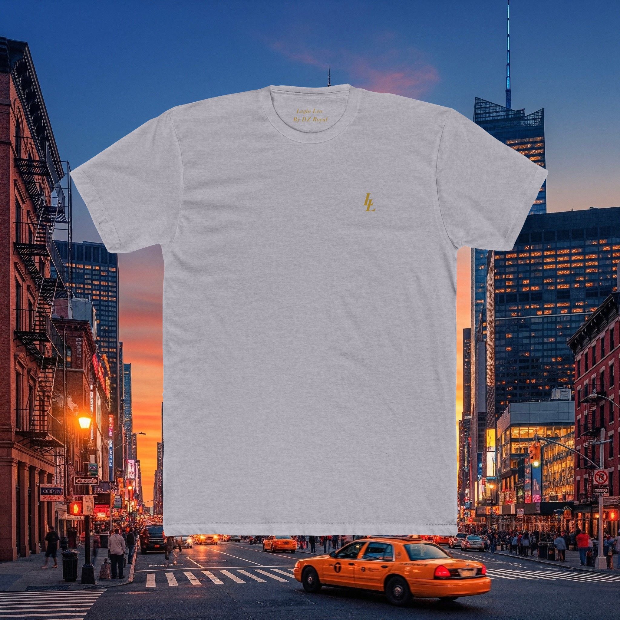 Legio Leo by DZ Royal Cotton Crew Tee | Overlapping L’s