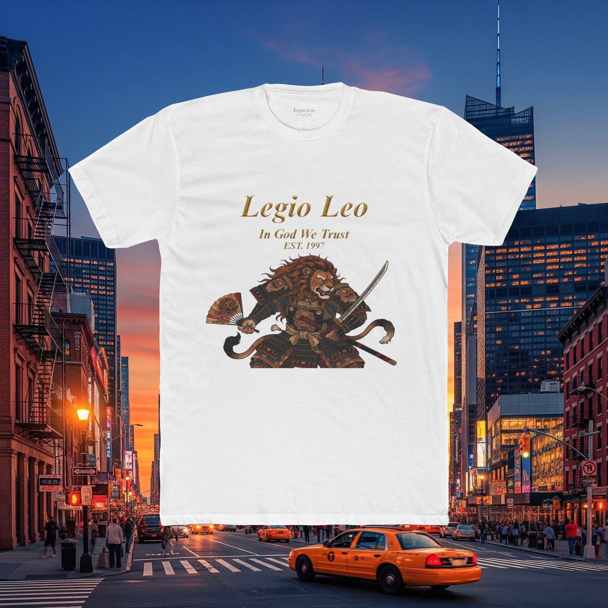 Legio Leo Samurai Warrior Cotton Crew Tee