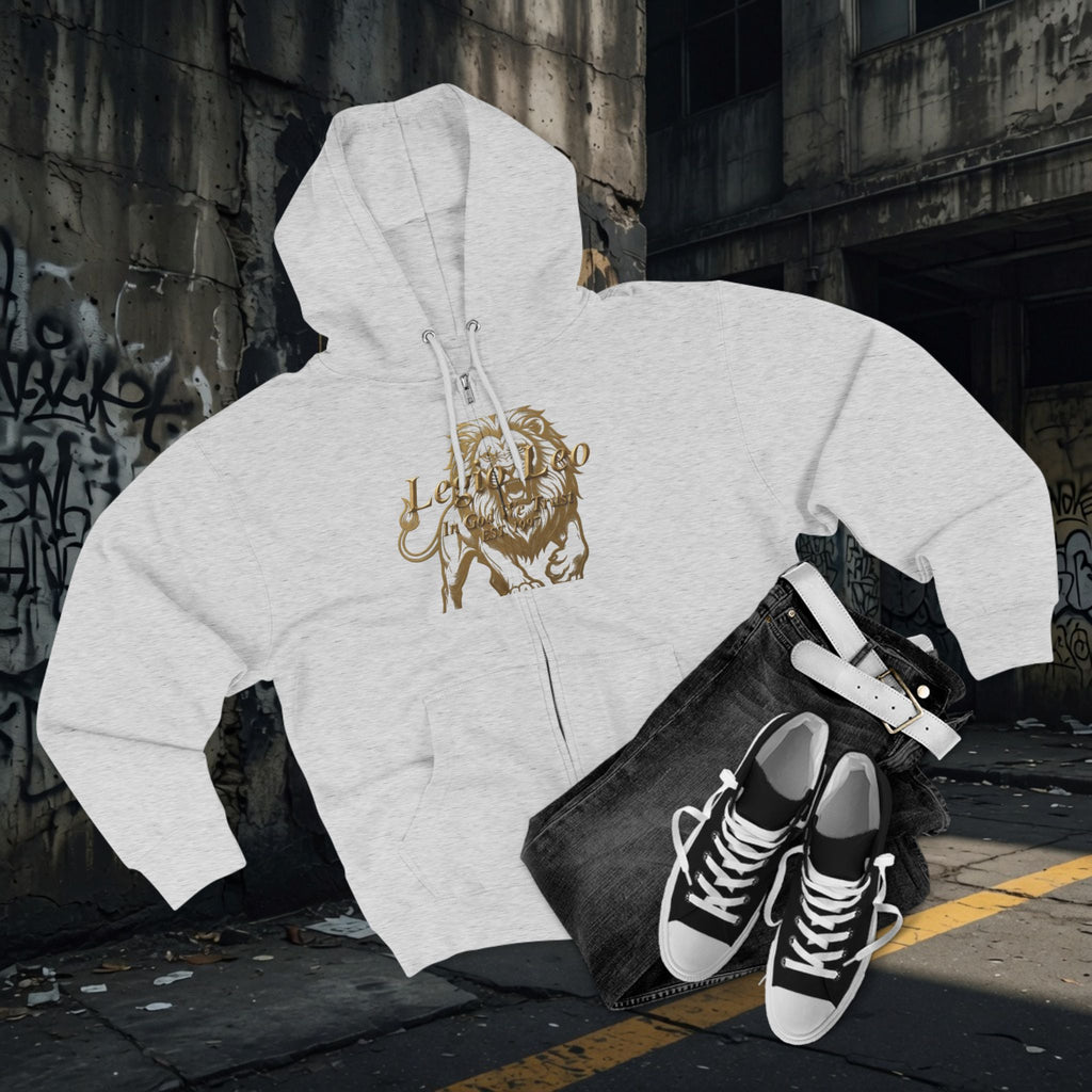 Legio Leo Warrior Zip Hoodie — "Fierce" Definition Streetwear