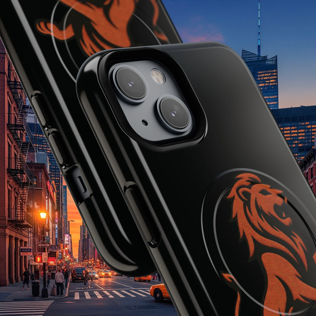 Tough Magnetic Phone Cases - Embrace Strength and Style, Legio Leo by DZ Royal Design, Durable Protection