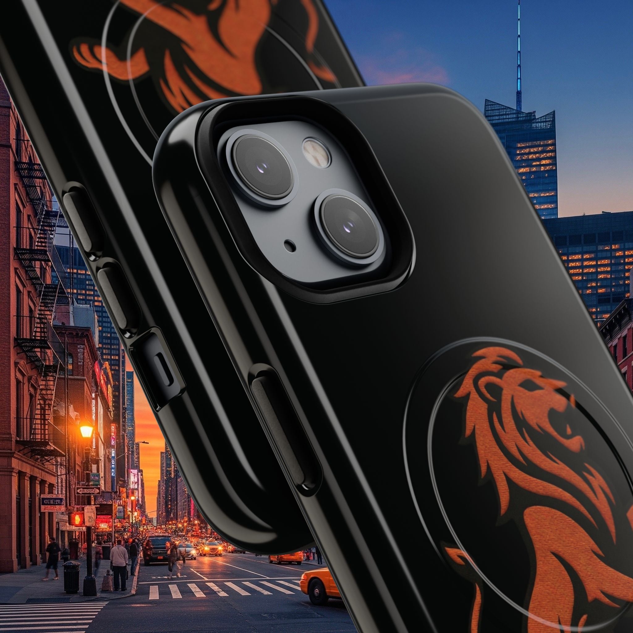 Tough Magnetic Phone Cases - Embrace Strength and Style, Legio Leo by DZ Royal Design, Durable Protection