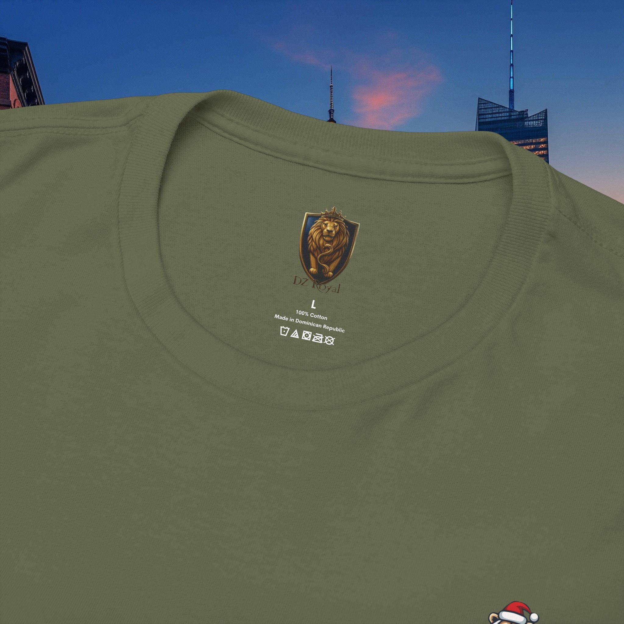 Christmas Holiday Legio Leo by DZ Royal Casual Cotton Tee