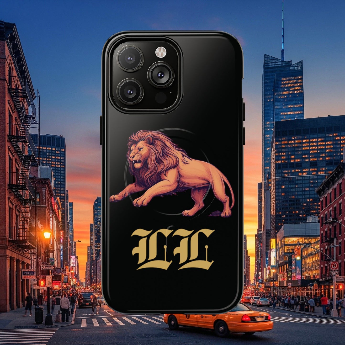 Tough Magnetic Phone Cases - Embrace Strength and Style, Legio Leo by DZ Royal Design, Durable Protection