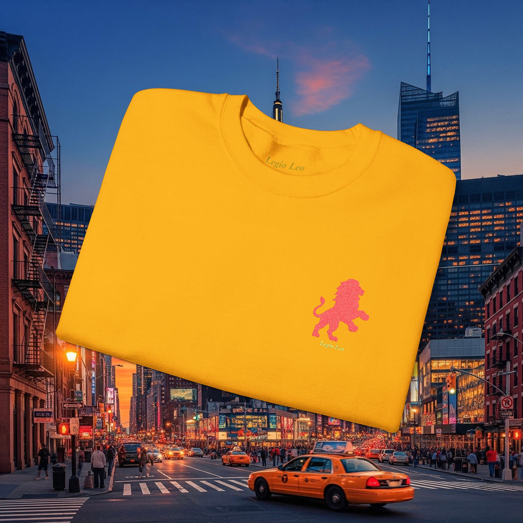 Legio Leo by DZ Royal Crewneck Sweatshirt | Mighty Lion Embroidered