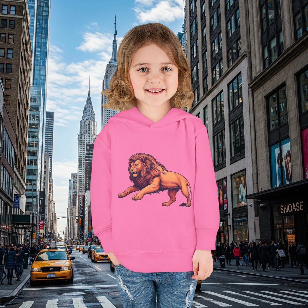 Legio Leo’s Toddler Pullover Fleece Hoodie (Grown Lion)