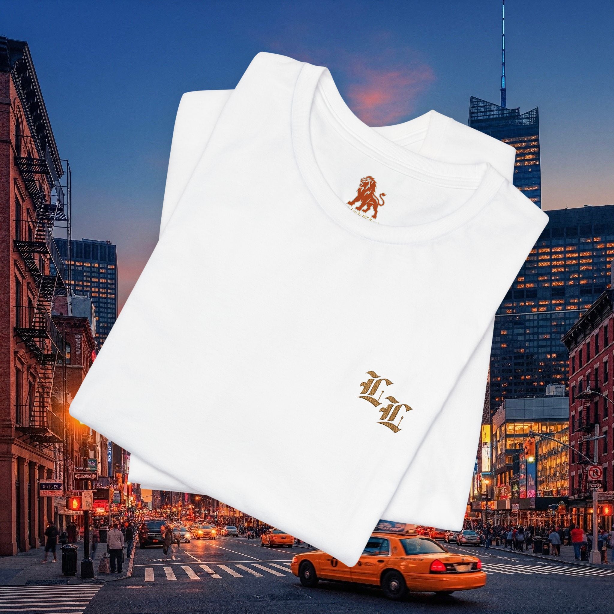 Legio Leo by DZ Royal Embroidery Tee | Old English Font Design