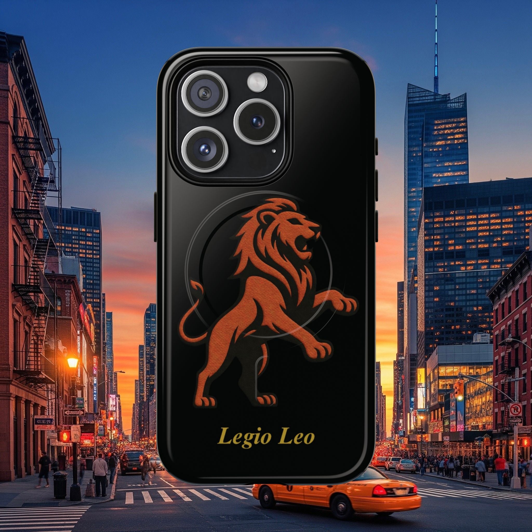 Tough Magnetic Phone Cases - Embrace Strength and Style, Legio Leo by DZ Royal Design, Durable Protection