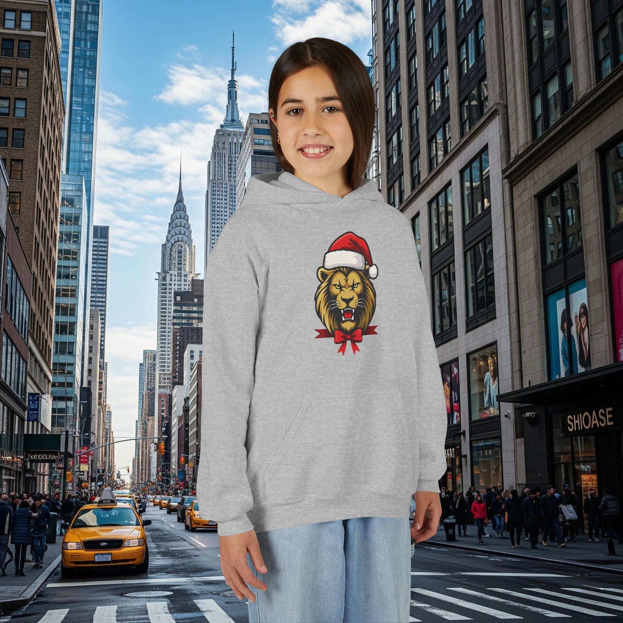 Christmas Legio Leo’s Youth Hoodie (Grown Lion)