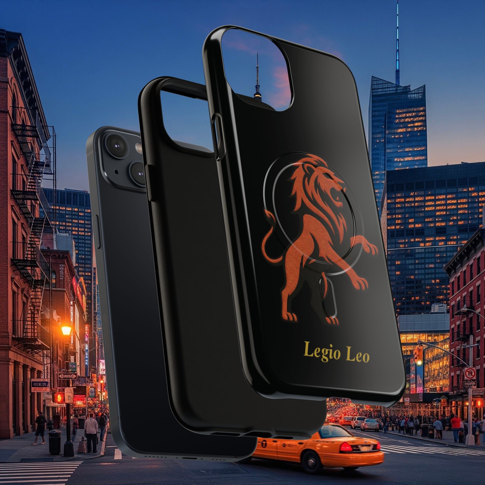 Tough Magnetic Phone Cases - Embrace Strength and Style, Legio Leo by DZ Royal Design, Durable Protection