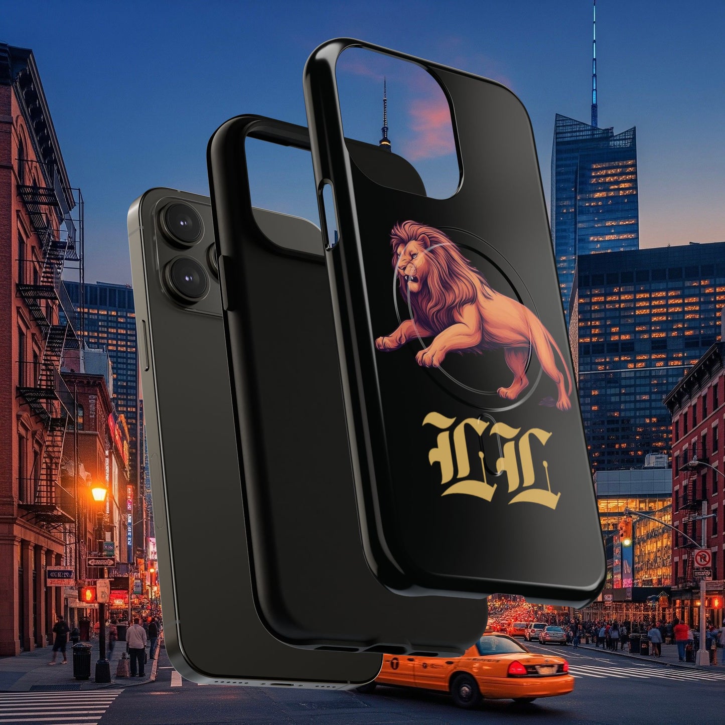 Tough Magnetic Phone Cases - Embrace Strength and Style, Legio Leo by DZ Royal Design, Durable Protection