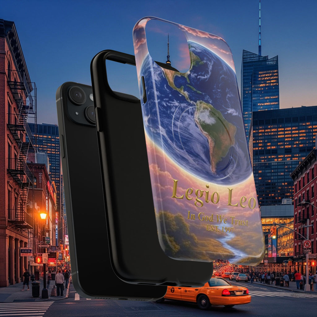 Stylish Tough Magnetic Phone Cases, Legio Leo Design