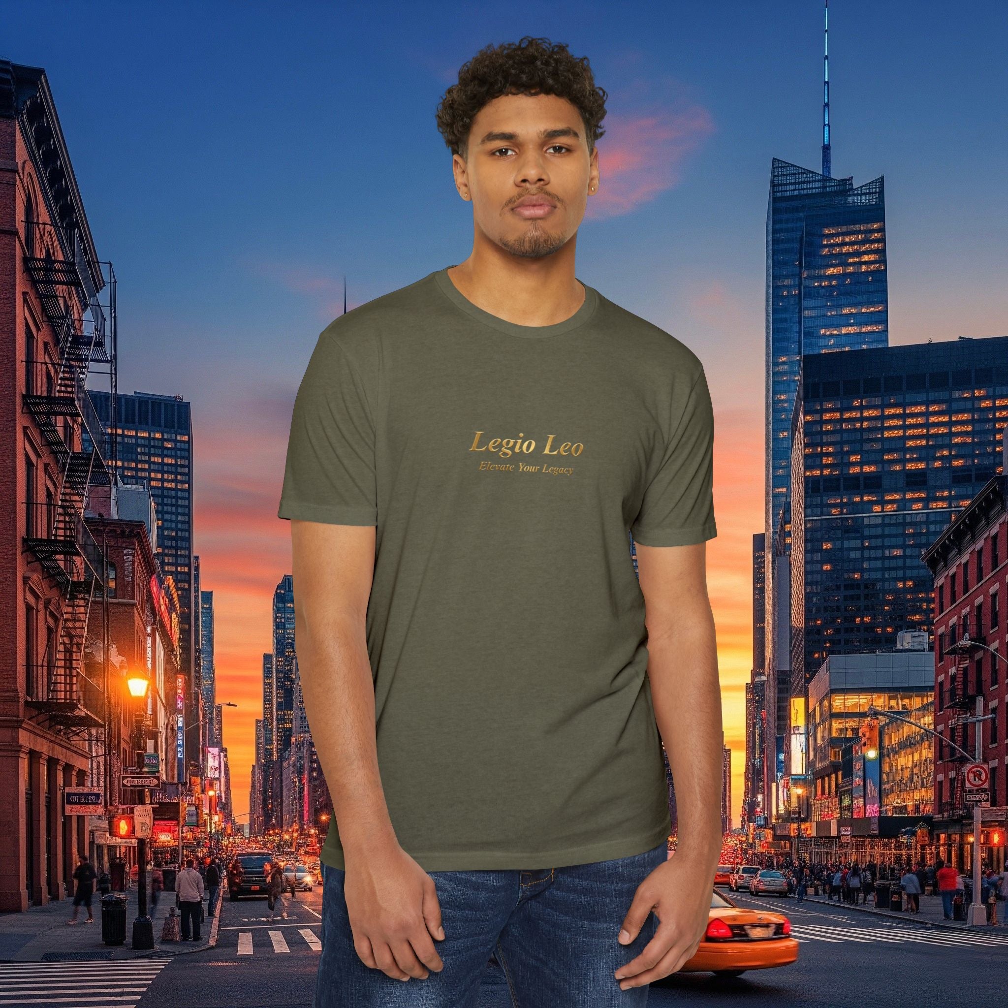Legio Leo Minimalist Logo T-Shirt — "Legio Leo: Elevate Your Legacy"